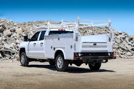 a work truck at a job site